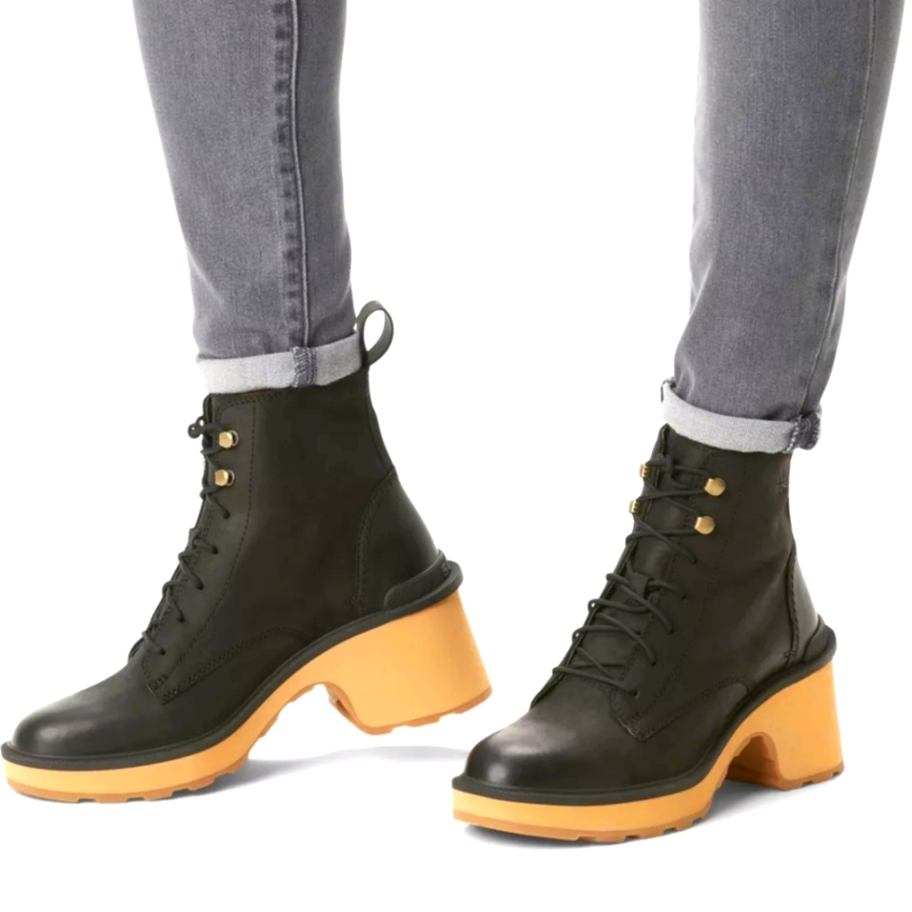 NWT Sorel WOMEN'S HI-LINE HEEL LACE BOOTS 7.5 in Box